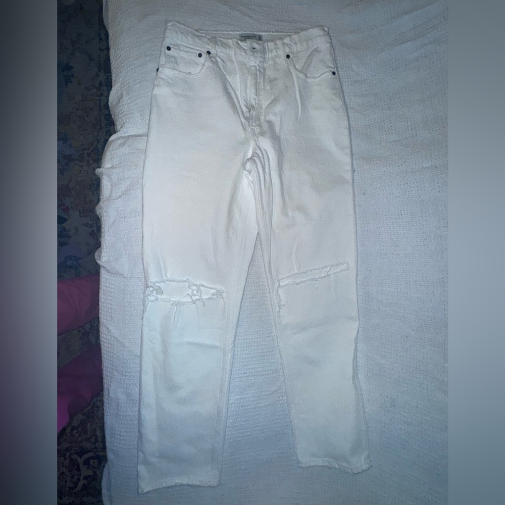 Abercrombie White Denim Jeans